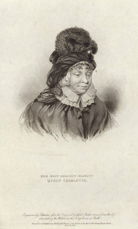 Královna Charlotte choť George III od English School