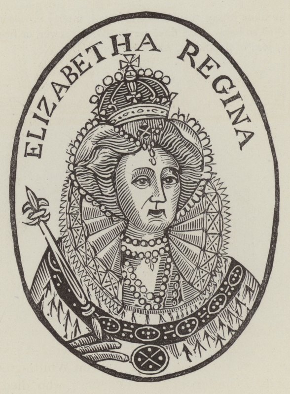 Queen Elizabeth I (rytina) od English School