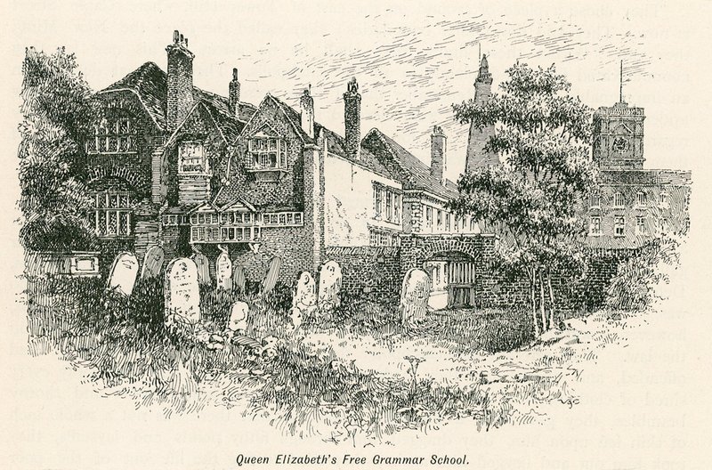 Bezplatné gymnázium Queen Elizabeths, St Saviours, Southwark od English School