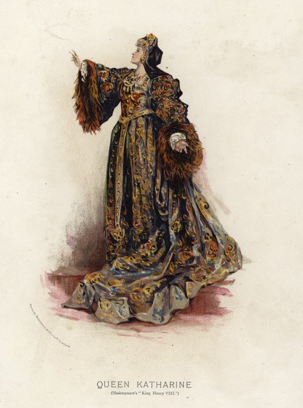 Královna Kateřina ze Shakespearova krále Jindřicha VIII od English School