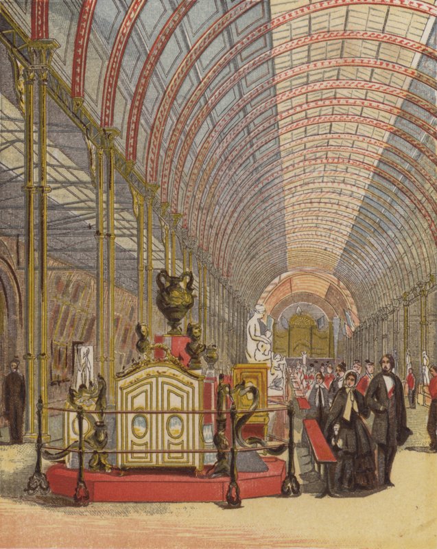 Queen Victoria na návštěvě Art Treasures Exhibition, Manchester od English School