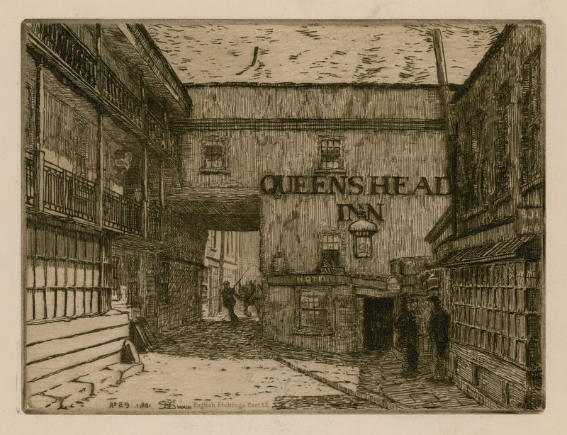 Queens Head, Southwark od English School