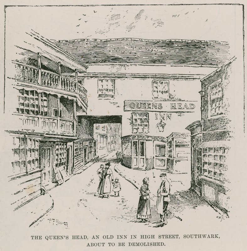 Queens Head, Southwark od English School