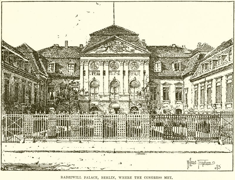 Palác Radziwill, Berlín, kde se konal kongres od English School