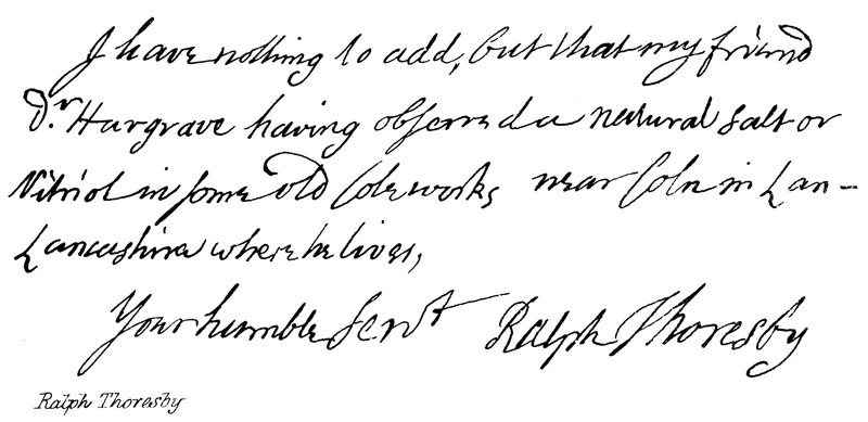 Ralph Thoresby od English School