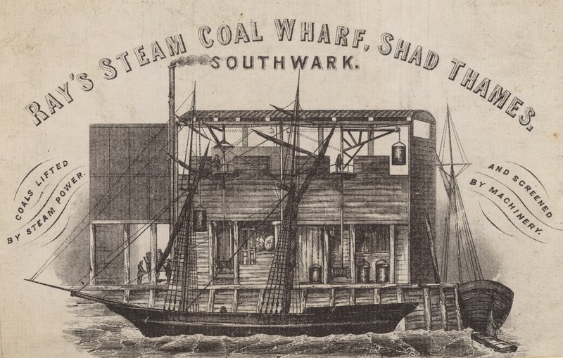 Rays Steam Coal Wharf, Shad Thames, Southwark od English School