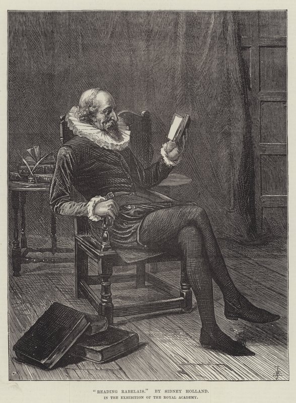 Reading Rabelais (rytina) od English School