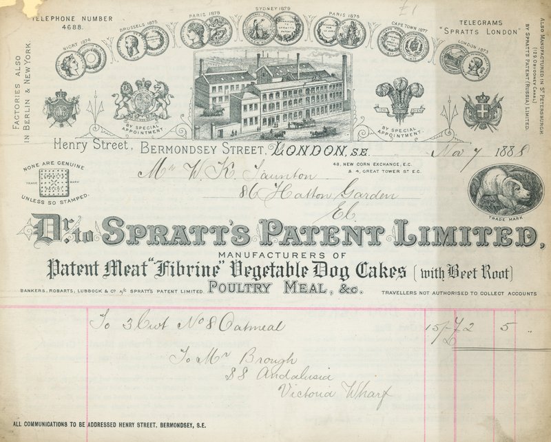 Potvrzení pro Dr Spratts Patent Limited od English School