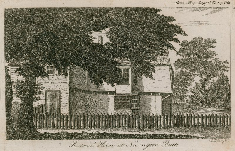 Rectorial House v Newington Butts, Southwark, Londýn od English School