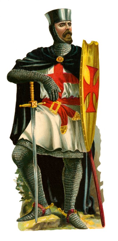Rytíř Červeného kříže krále Richarda I., 1189-1199 od English School
