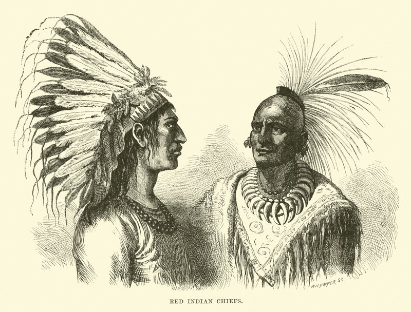 Red Indian Chiefs od English School