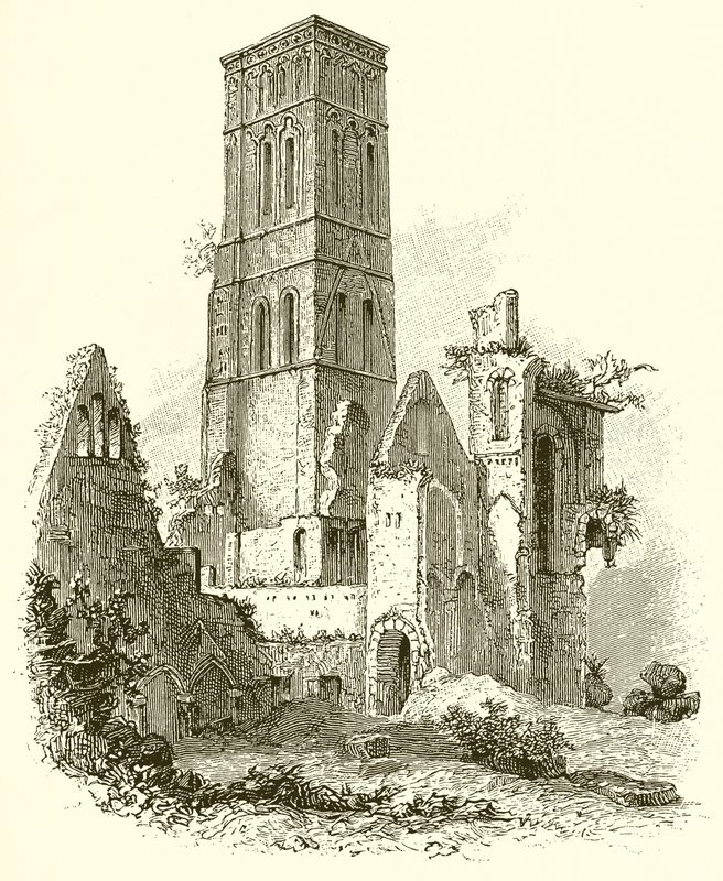 Pozůstatky Osney Abbey od English School