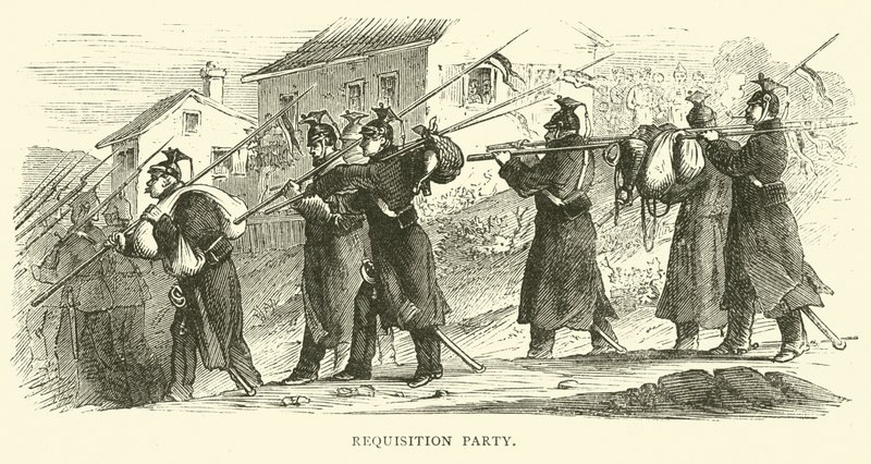 Rekviziční strana, září 1870 od English School