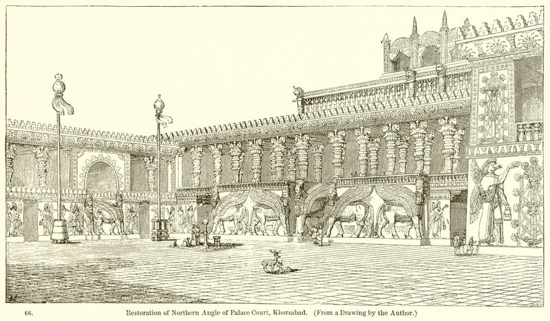 Obnova Northern Angle of Palace Court, Khorsabad od English School
