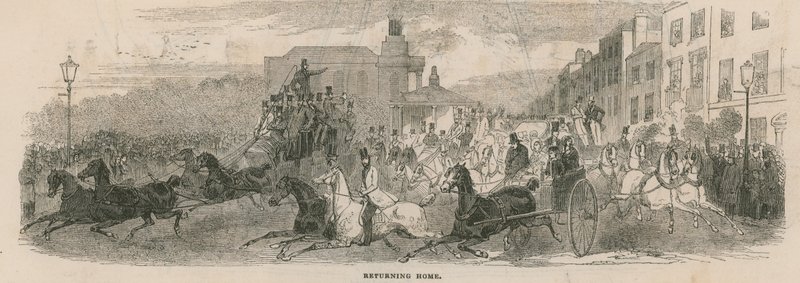 Návrat domů po Epsom: Kennington Turnpike od English School