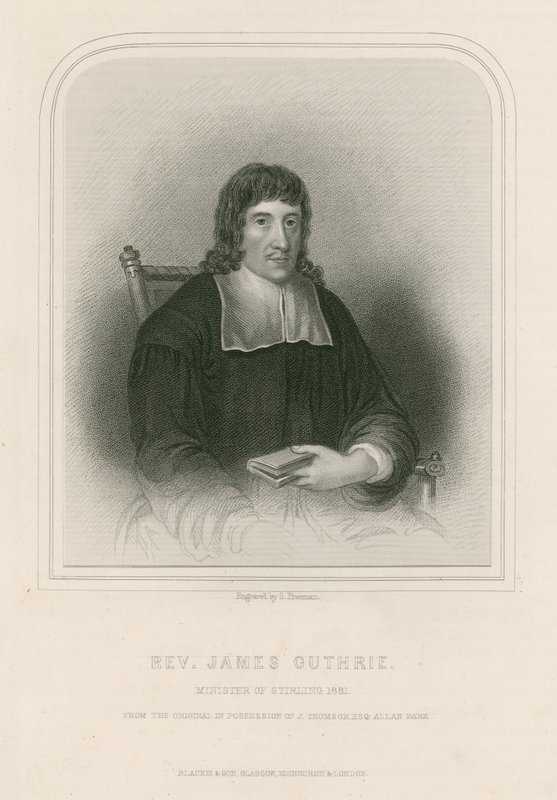 Rev. James Guthrie, ministr Stirling, 1661 od English School