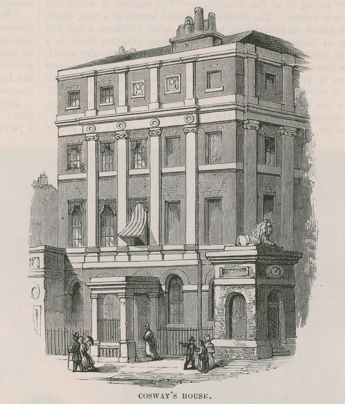 Dům Richarda Coswayse, Stratford Place, Oxford Street, Londýn od English School