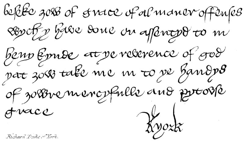 Richard vévoda z Yorku od English School