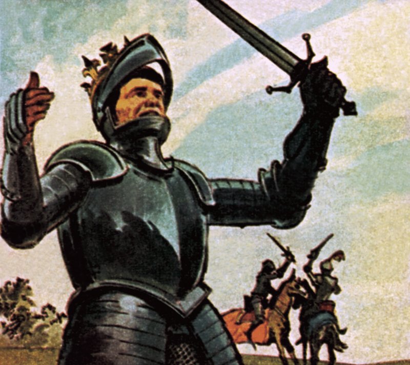 Richard III. na Bosworthském poli od English School