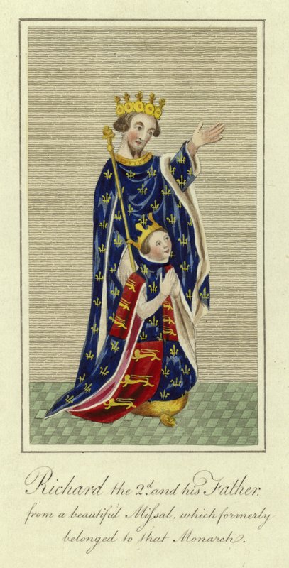 Richard II a jeho otec od English School