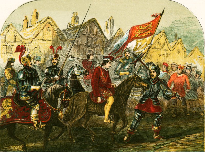 Ulicemi Londýna procházel Richard II od English School