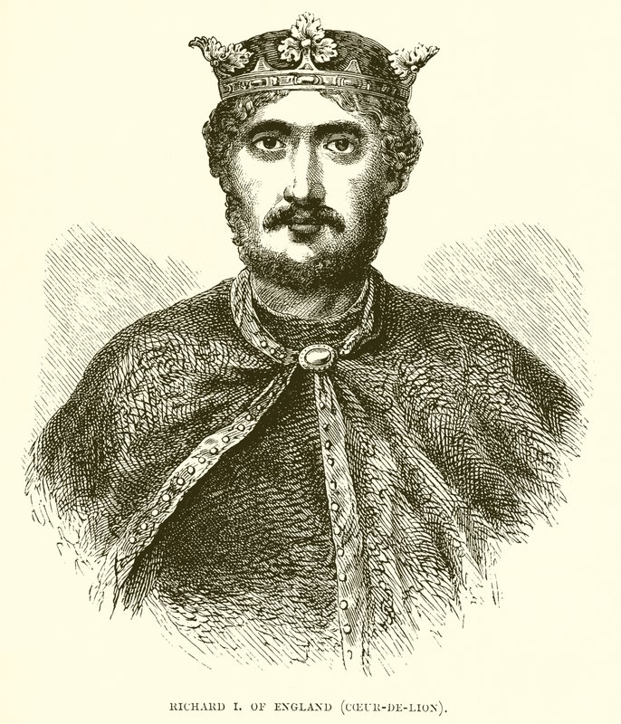 Richard I. z Anglie od English School