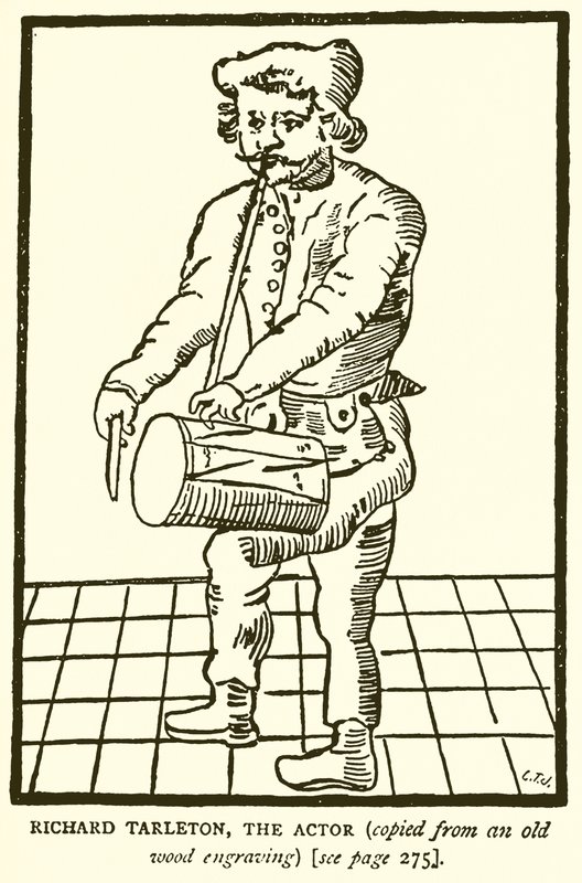 Richard Tarleton, herec od English School