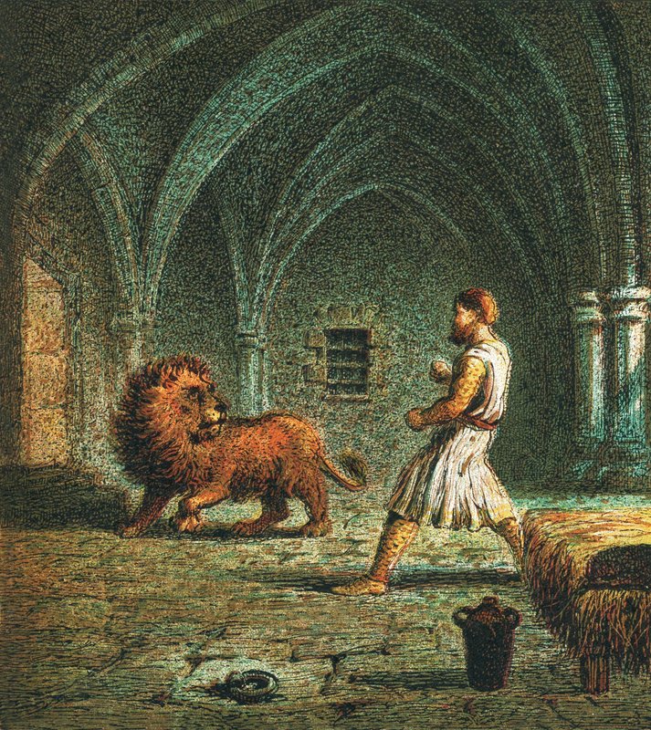 Richard První a lev od English School