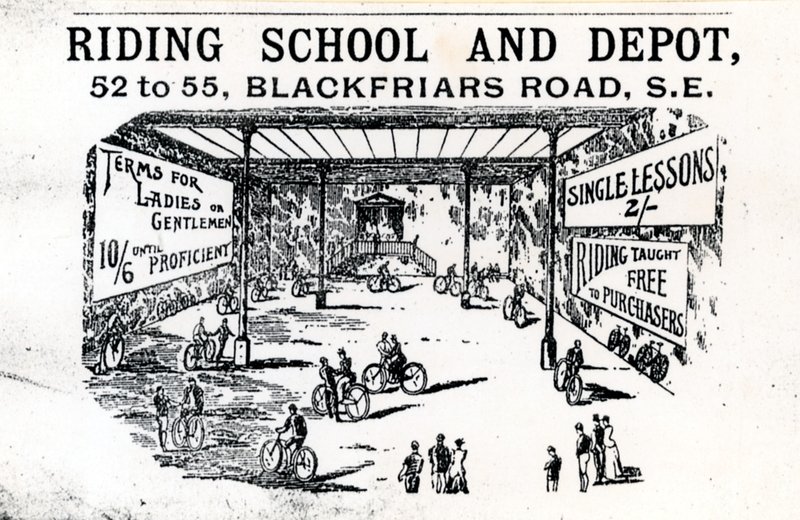 Jízdárna a depo, Blackfriars Road od English School