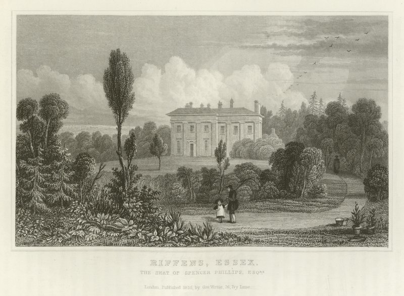 Riffens, Essex, sídlo Spencera Phillipse, Esquire od English School