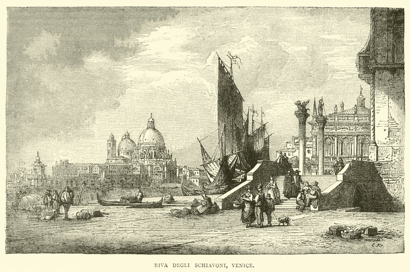 Riva Degli Schiavoni, Benátky od English School