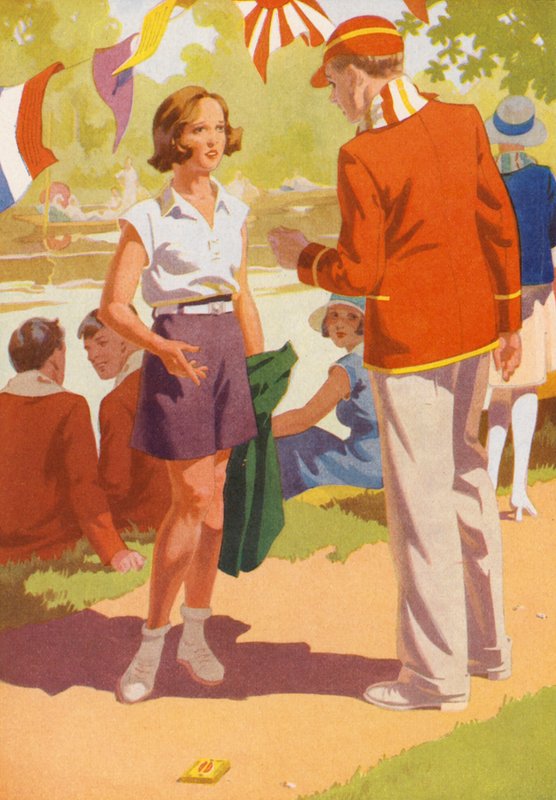 Soupeřící kapitáni (barevná litografie) od English School