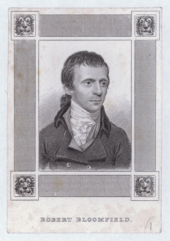 Robert Bloomfield , anglický básník (rytina) od English School