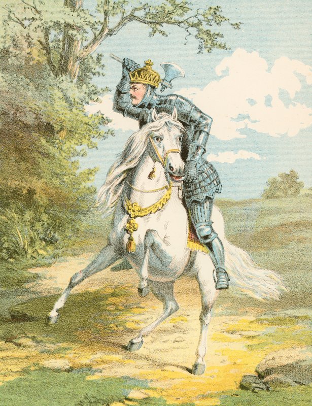 Robert Bruce v Bannockburn od English School