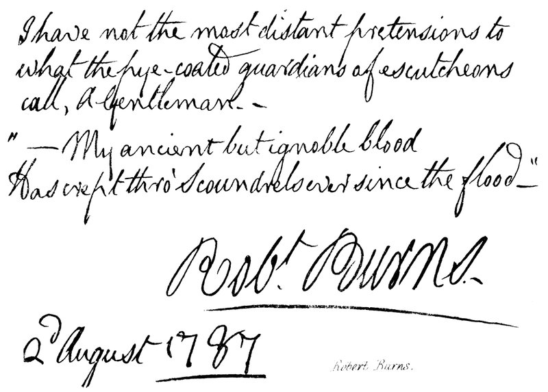 Robert Burns od English School