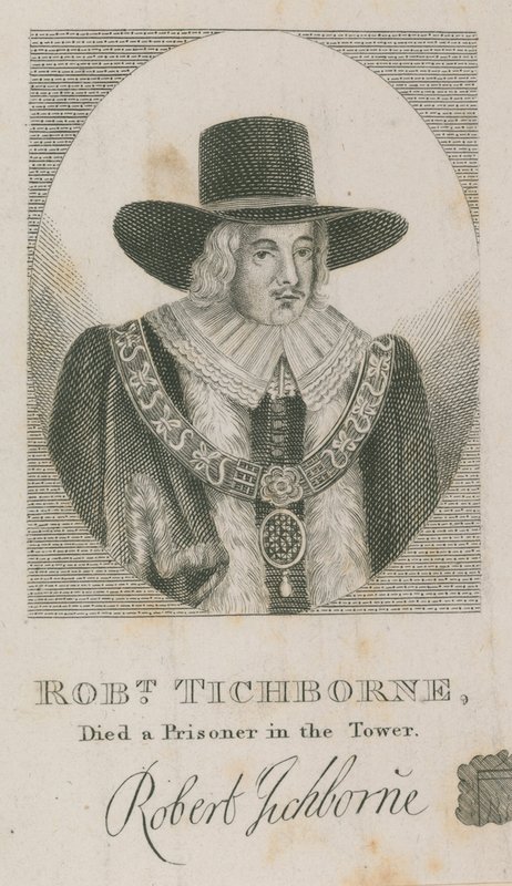 Robert Tichborne zemřel jako vězeň v Toweru; Lord starosta Londýna 1651 od English School