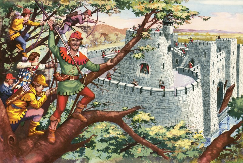 Robin Hood a jeho veselí muži od English School
