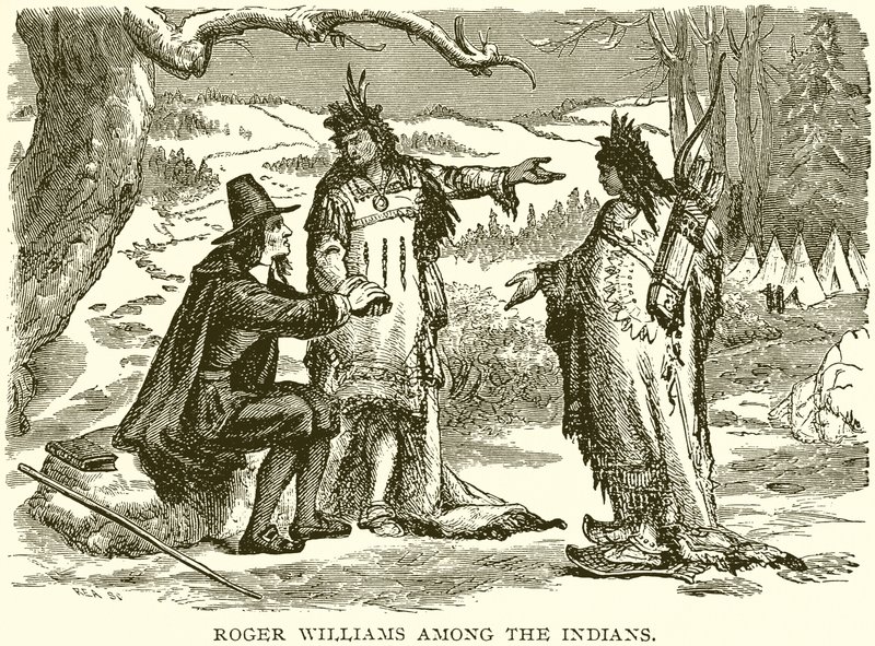 Roger Williams mezi Indiány od English School