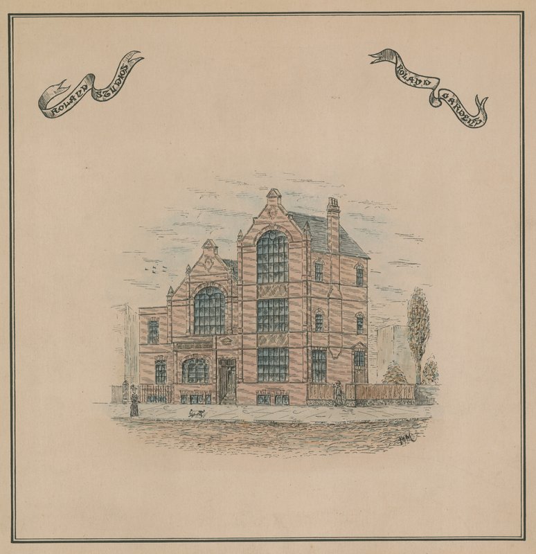 Roland Gardens, South Kensington, Londýn od English School