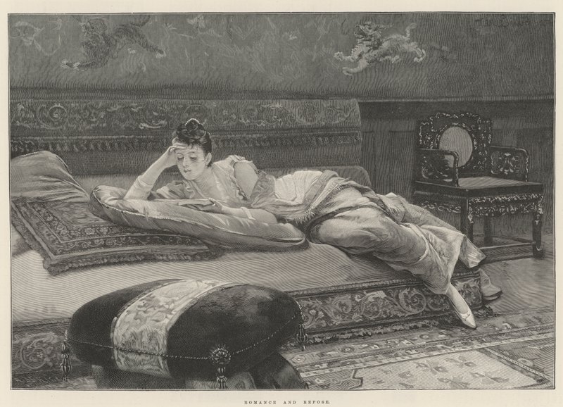 Romance and Repose (rytina) od English School
