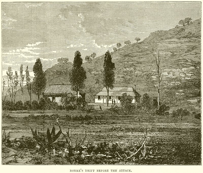 Rorkes Drift před útokem od English School