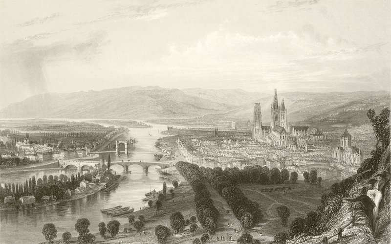 Rouen na Seině od English School