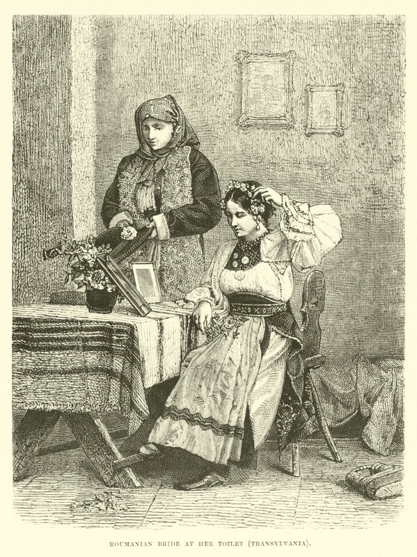 Rumunská nevěsta na toaletě, Transylvánie od English School