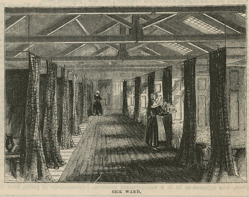 Royal Free Hospital, London: Sick Ward od English School