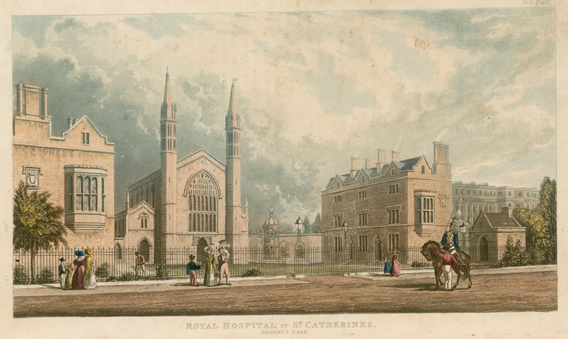 Royal Hospital of St Catherines, Regents Park, Londýn od English School