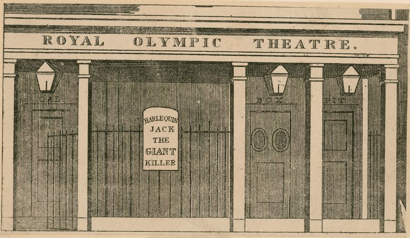Royal Olympic Theatre, Londýn od English School
