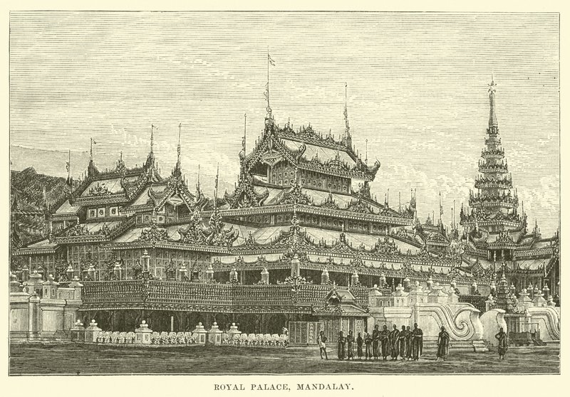 Královský palác, Mandalay od English School