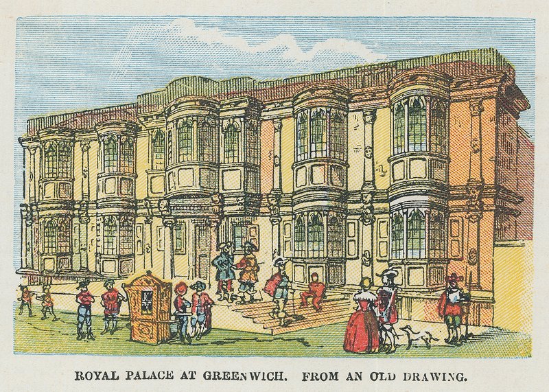 Královský palác v Greenwichi od English School