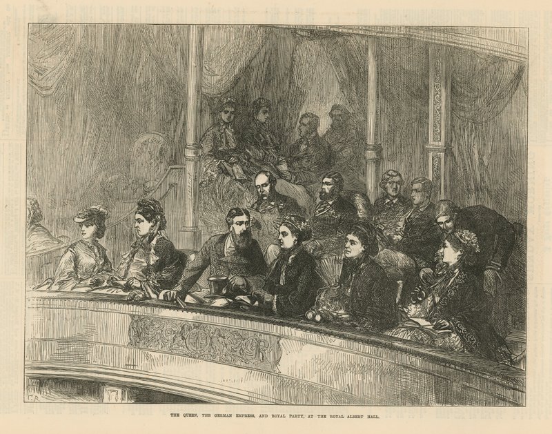 Royal Party v Royal Albert Hall od English School