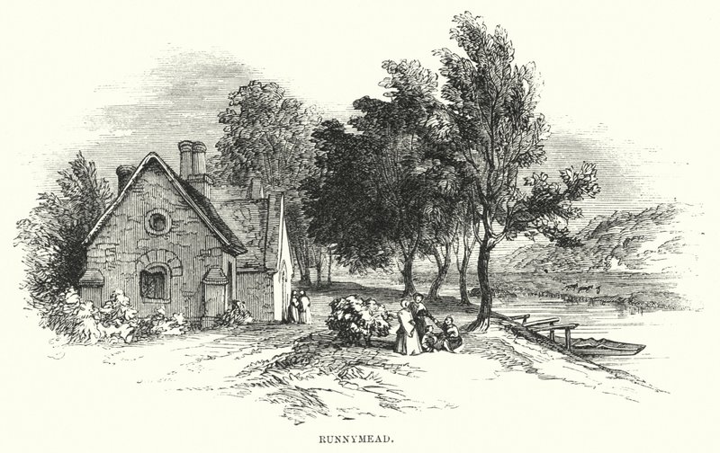 Runnymead (rytina) od English School
